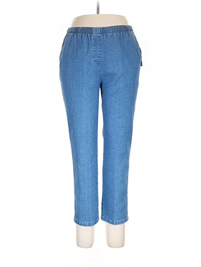 Pre-owned Allison Daley Casual Pants In Blue