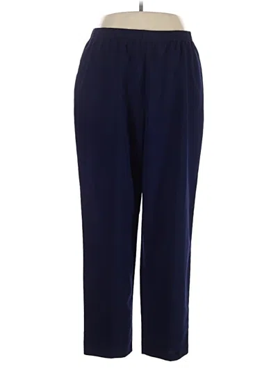 Pre-owned Allison Daley Casual Pants In Blue