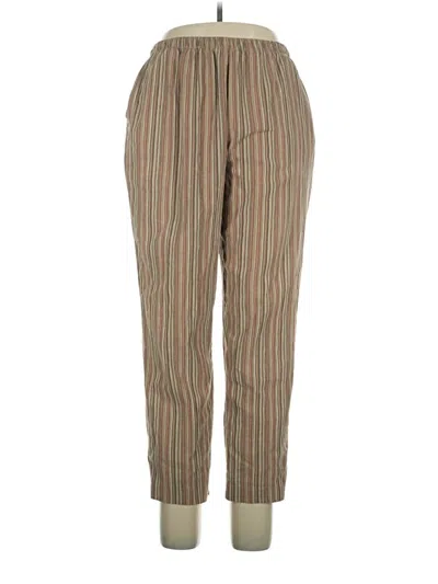 Pre-owned Allison Daley Casual Pants In Brown