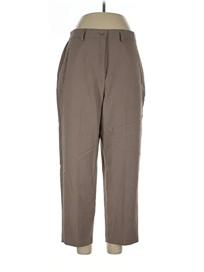 Pre-owned Allison Daley Casual Pants In Brown