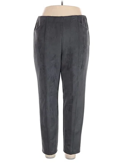 Pre-owned Allison Daley Casual Pants In Gray