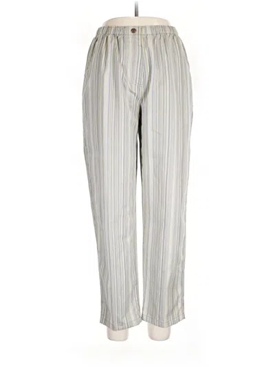 Pre-owned Allison Daley Casual Pants In Silver