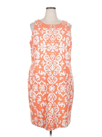 Pre-owned Allison Daley Cocktail Dress In Orange