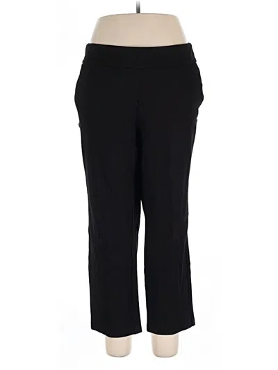 Pre-owned Allison Daley Dress Pants In Black