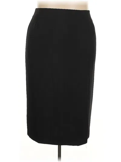 Pre-owned Allison Daley Formal Skirt In Black