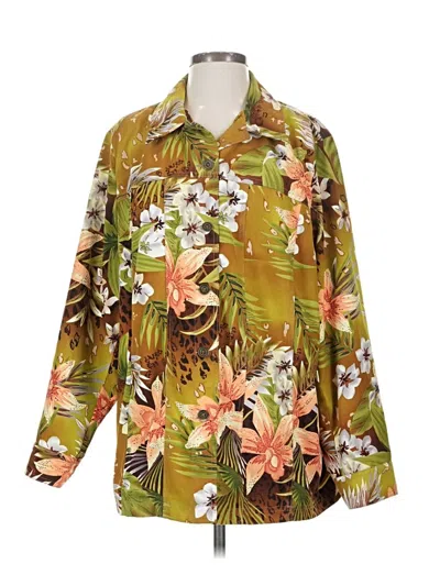 Pre-owned Allison Daley Jacket In Green