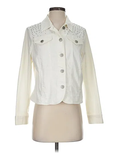 Pre-owned Allison Daley Jacket In Ivory