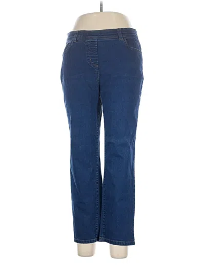 Pre-owned Allison Daley Jeans In Blue