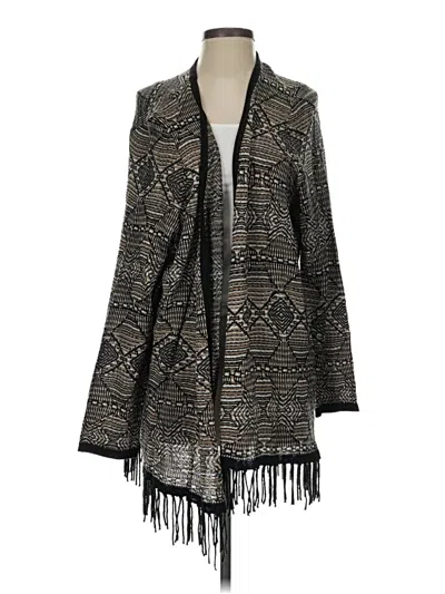 Pre-owned Allison Daley Kimono In Black