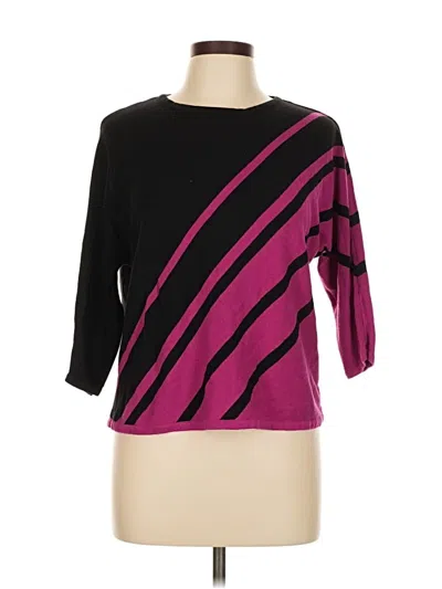 Pre-owned Allison Daley Pullover Sweater In Black