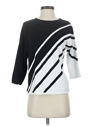 Pre-owned Allison Daley Pullover Sweater In Black