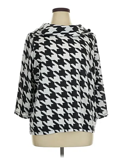 Pre-owned Allison Daley Pullover Sweater In Black