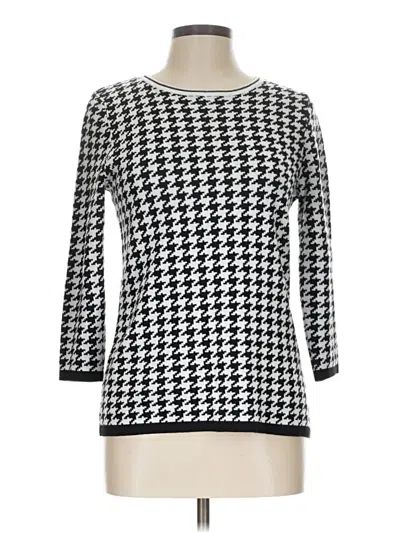 Pre-owned Allison Daley Pullover Sweater In Silver