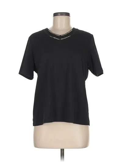 Pre-owned Allison Daley Short Sleeve T-shirt In Black