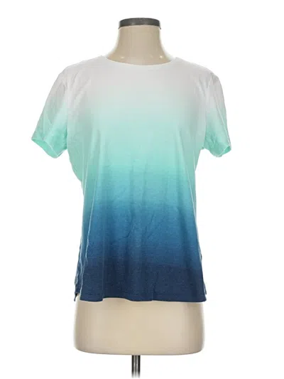 Pre-owned Allison Daley Short Sleeve T-shirt In Blue