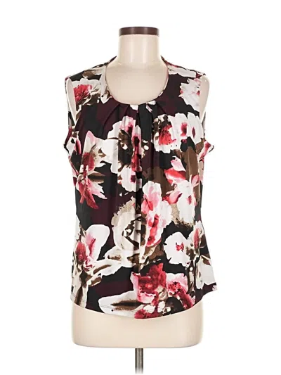 Pre-owned Allison Daley Sleeveless Blouse In Black