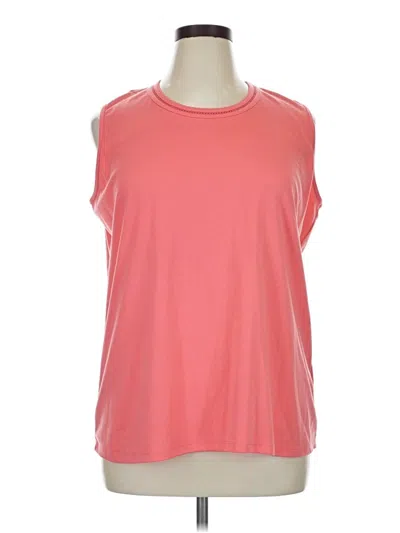 Pre-owned Allison Daley Sleeveless T-shirt In Pink