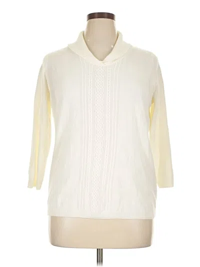 Pre-owned Allison Daley Sweater Vest In White