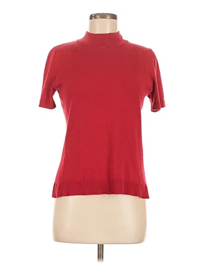 Pre-owned Allison Daley Turtleneck Sweater In Red