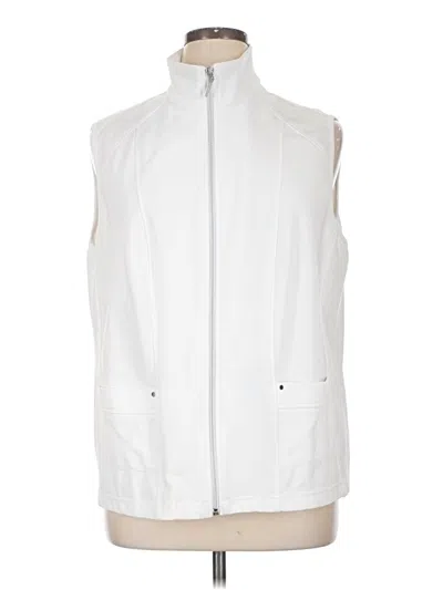 Pre-owned Allison Daley Vest In White