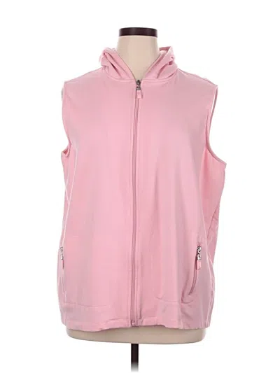 Pre-owned Allison Daley Zip Up Hoodie In Pink