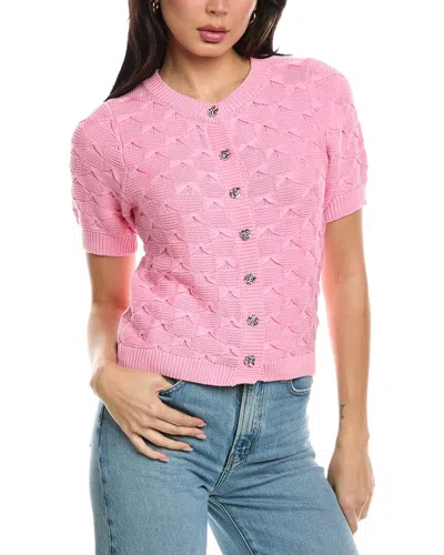 Allison Effie Cardigan In Pink