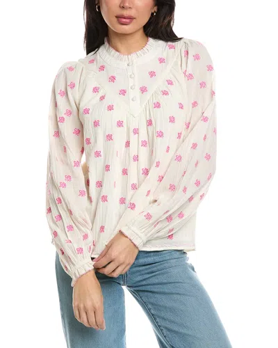 Allison Elsa Blouse In Neutral