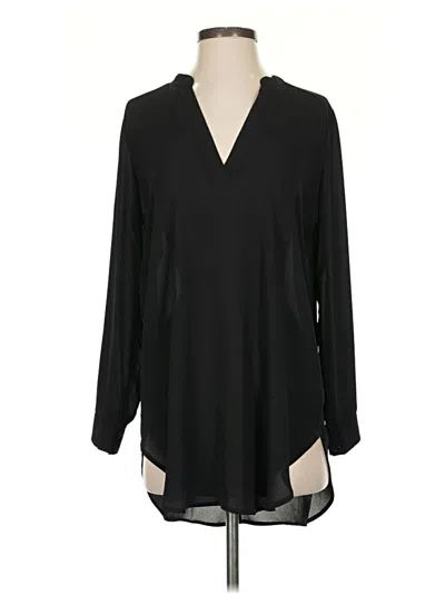 Pre-owned Allison Joy 3/4 Sleeve Blouse In Black