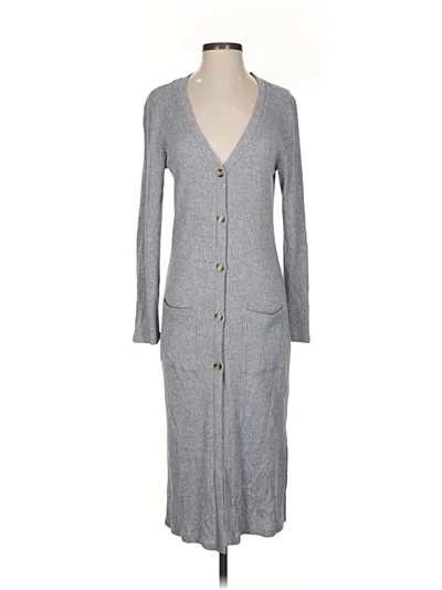 Pre-owned Allison Joy Cardigan Sweater In Gray