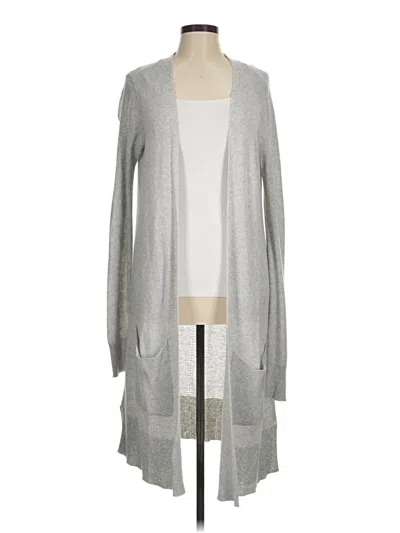 Pre-owned Allison Joy Cardigan Sweater In Silver