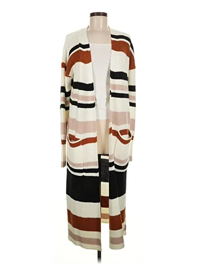 Pre-owned Allison Joy Cardigan Sweater In White