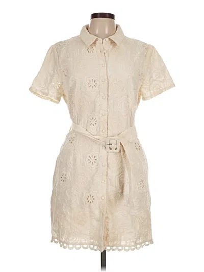 Pre-owned Allison Joy Casual Dress In Ivory