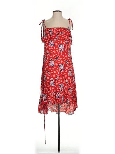 Pre-owned Allison Joy Casual Dress In Red