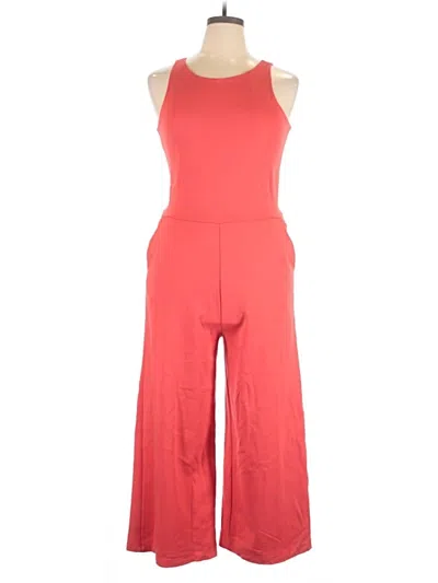 Pre-owned Allison Joy Jumpsuit In Red