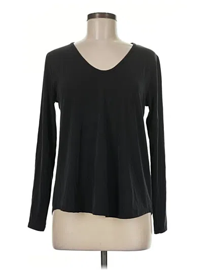 Pre-owned Allison Joy Long Sleeve Top Black V-neck Tops