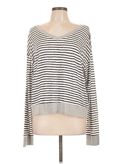 Pre-owned Allison Joy Long Sleeve T-shirt In Silver