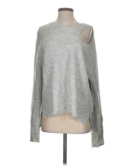 Pre-owned Allison Joy Pullover Sweater In Silver