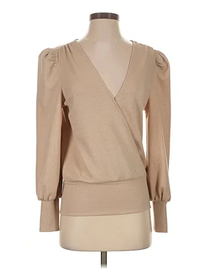 Allison Joy Pullover Sweater In Tan