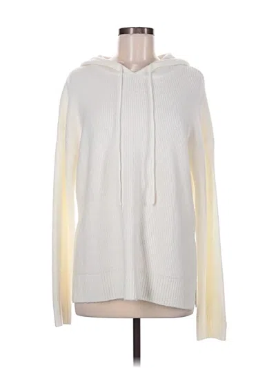 Pre-owned Allison Joy Pullover Sweater In White