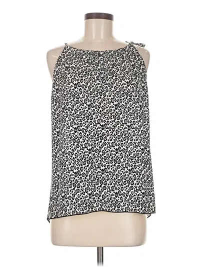 Pre-owned Allison Joy Sleeveless Blouse In Black