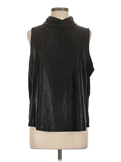 Pre-owned Allison Joy Sleeveless Blouse In Black