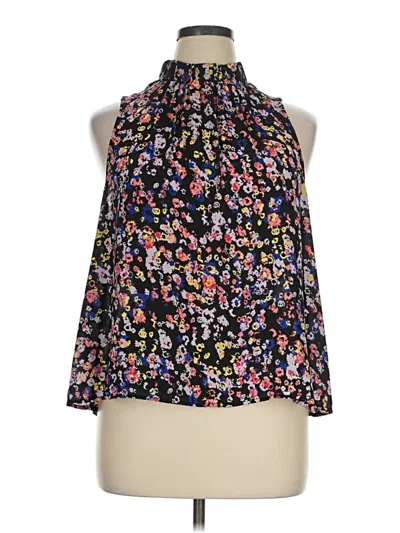Pre-owned Allison Joy Sleeveless Blouse In Black