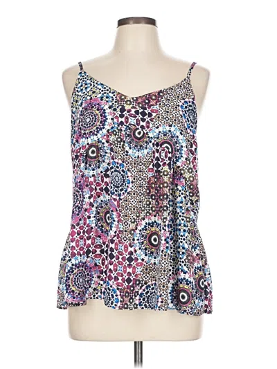 Pre-owned Allison Joy Sleeveless Blouse In Blue