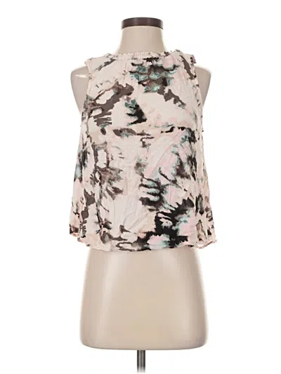Pre-owned Allison Joy Sleeveless Blouse In Ivory