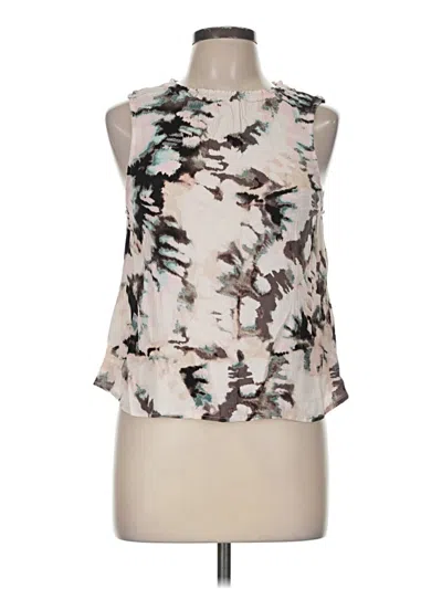 Pre-owned Allison Joy Sleeveless Blouse In Ivory