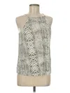 Allison Joy Sleeveless Blouse In Silver