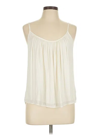 Pre-owned Allison Joy Sleeveless Blouse In White