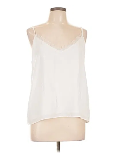 Pre-owned Allison Joy Sleeveless Blouse In White