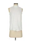 Allison Joy Sleeveless T-shirt In White