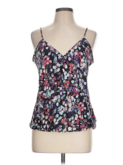 Pre-owned Allison Joy Tank Top Blue Halter Neckline Tops